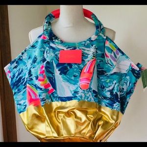 🎉HP🎉 New Lilly Pulitzer Bohemian Beach Tote Hey Bay Bay